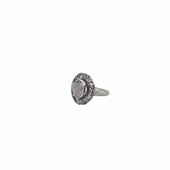 Anillo Piedra Natural Arcoíris Novica