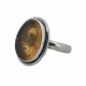 Anillo Piedra Natural Ambar