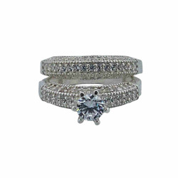 Anillo de Circón y Microcircón Doble Anillo de Circón y Microcircón Doble